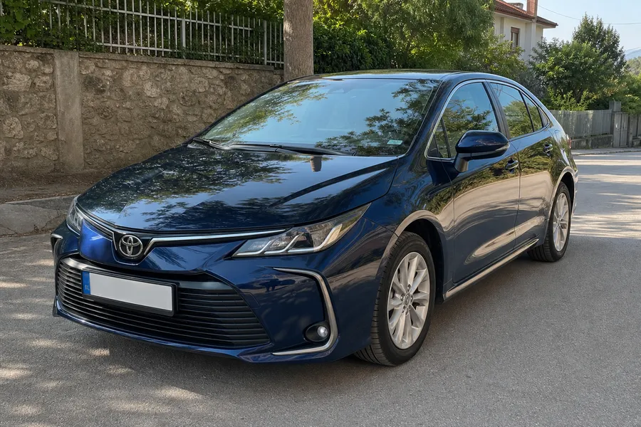 Син Toyota Corolla